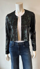 Load image into Gallery viewer, Lola &amp; Sophie- Sequined Shrug- Pine