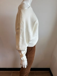 Blanc Noir - Portola Sweater - White