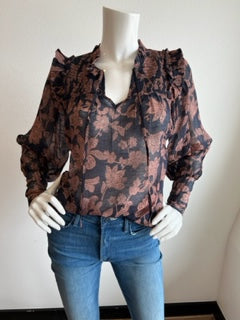 Melissa Nepton - Lou Blouse - Copper Floral