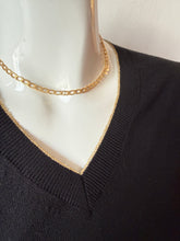 Load image into Gallery viewer, Label and Thread - Johnny Cash Vee Sweater - Merlot, Ginger, Black, Nougat, Navy