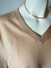 Load image into Gallery viewer, Label and Thread - Johnny Cash Vee Sweater - Merlot, Ginger, Black, Nougat, Navy