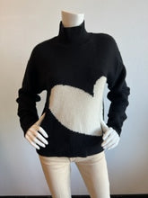 Load image into Gallery viewer, Kerri Rosenthal - Imperfect Heart Mock Neck Sweater - Black
