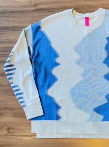 Zaket & Plover - Catching Waves Sweater - Ice