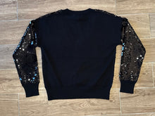 Load image into Gallery viewer, J. Society- Sequin VNeck Sweater- Black