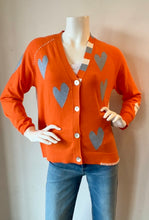 Load image into Gallery viewer, Zaket &amp; Plover - Hearts Cardi - Apricot