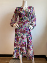 Load image into Gallery viewer, Veronica M - Woven Long Sleeve Wrap Dress W/Ruffles - Cassandra