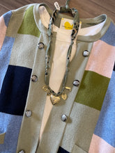 Load image into Gallery viewer, Mandriana - Vintage Bandana Charm Necklace - Sage Green