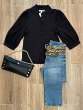 Load image into Gallery viewer, Melissa Nepton- Clio Top- Black