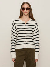 Load image into Gallery viewer, Sanctuary- Must-Have Cardi- Chalk/Black Stripe