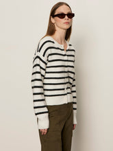 Load image into Gallery viewer, Sanctuary- Must-Have Cardi- Chalk/Black Stripe