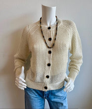 Load image into Gallery viewer, Sanctuary Metallic Open Knit Cardi - Collagen