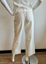 Load image into Gallery viewer, Sanctuary - The Marine Pant - Bleached White Pinstripe