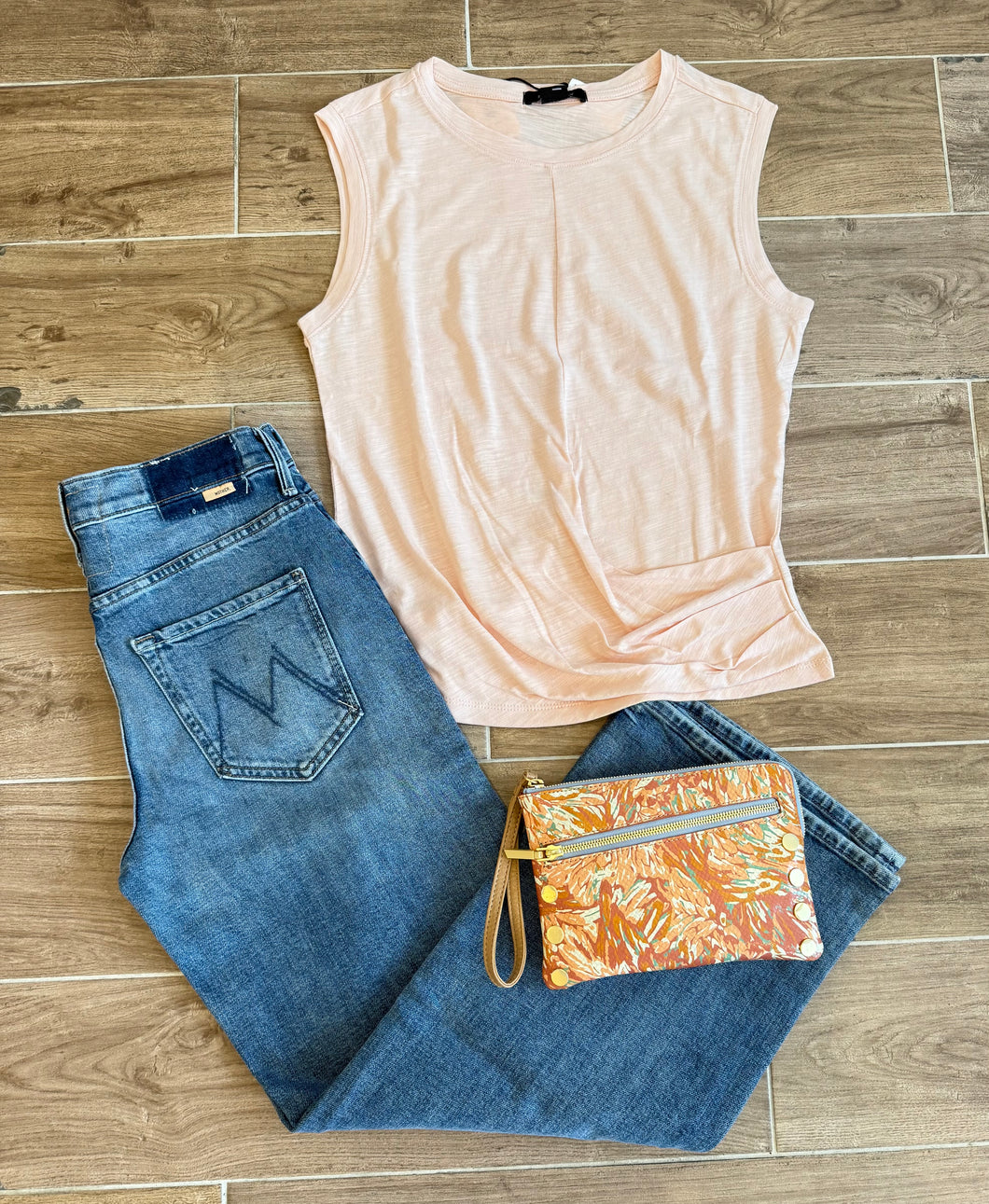 Sanctuary - Draped Tank - Earth Pink