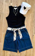 Load image into Gallery viewer, Flog -  Jess Shorts - Dark Denim