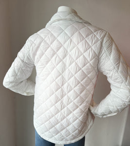 209 West 38th - Puffer Shirt Jacket - White