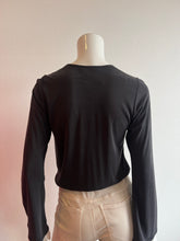 Load image into Gallery viewer, Veronica M - Bell Sleeve Top - Black Cupro