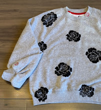 Load image into Gallery viewer, Just Madison - Madison Roses Sweatshirt - Heather Grey
