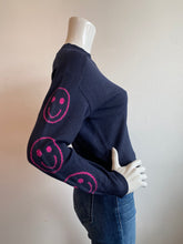 Load image into Gallery viewer, Six Fifty - Crewneck Smiley Sleeve Sweater - Good Mood