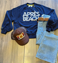 Load image into Gallery viewer, Just Madison - Madison Apres Beach Sweatshirt - Navy