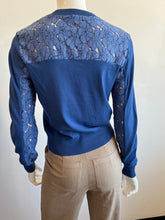 Load image into Gallery viewer, Current Air - Floral Lace Cardigan - Blue
