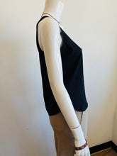 Load image into Gallery viewer, Lola + Sophia - Shirttail D Satin Tank - Nightwatch