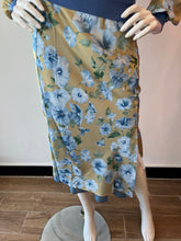 Load image into Gallery viewer, Current Air -  Midi Skirt - Olive/Blue