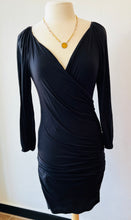 Load image into Gallery viewer, Velvet - Paris Wrap Dress- Black