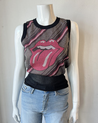 Chaser - Rolling Stones Tongue Stripes - Black