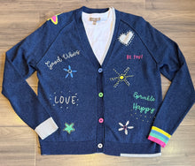 Load image into Gallery viewer, Zaket &amp; Plover - Good Vibes Cardi - Denim