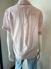 Load image into Gallery viewer, Velvet Mika  Striped Button Shirt - Pink
