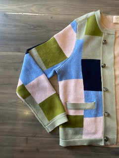 Kerri Rosenthal - Beau Lero Patchwork Cardigan - Multi