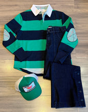 Load image into Gallery viewer, Shirty - Robbie Rugby - Green/Navy