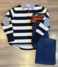 Load image into Gallery viewer, Shirty - Robbie Rugby - Navy/White