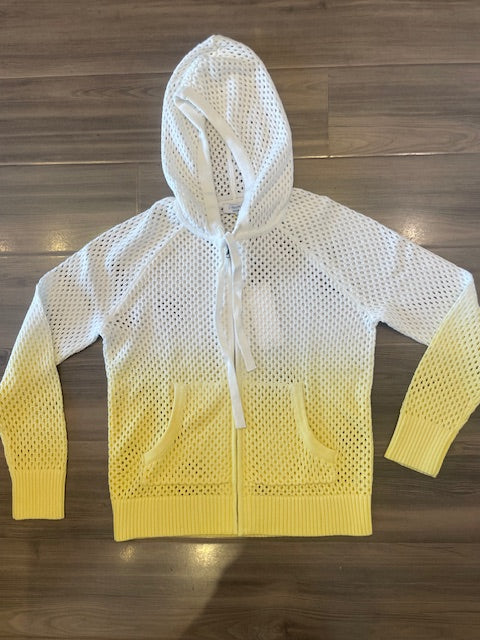 J Society - Crochet Zip Hoodie - Yellow (Canary)
