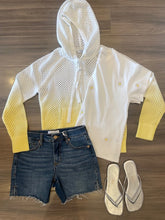 Load image into Gallery viewer, J Society - Crochet Zip Hoodie - Yellow (Canary)