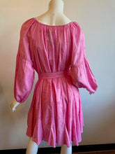 Load image into Gallery viewer, Velvet - Gracie Long Sleeve Eyelet Dress - Pink