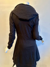 Load image into Gallery viewer, Prairie Underground -  Long Cloak Hoodie - Black