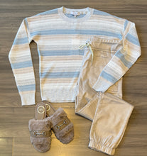 Load image into Gallery viewer, J Society - Stripe Pullover - Sand