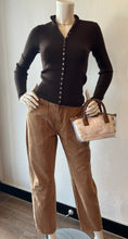 Load image into Gallery viewer, Sanctuary - High Neck Ribbed Cardigan - Espresso