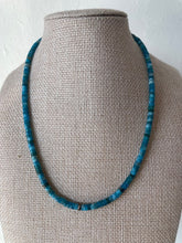 Load image into Gallery viewer, Cindy Urbach - Turquoise, Apatite Beaded Necklace with Diamond Rondell