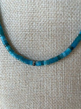 Load image into Gallery viewer, Cindy Urbach - Turquoise, Apatite Beaded Necklace with Diamond Rondell