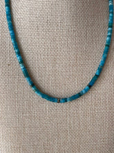 Load image into Gallery viewer, Cindy Urbach - Turquoise, Apatite Beaded Necklace with Diamond Rondell