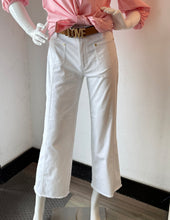 Load image into Gallery viewer, MAC Denim Jamie Wide Crop - White