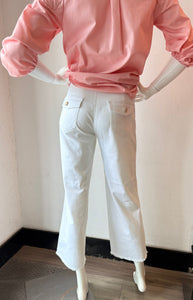 MAC Denim Jamie Wide Crop - White
