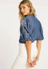 Load image into Gallery viewer, Caballero - Veira Top - Palm Chambray