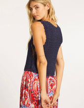 Load image into Gallery viewer, Caballero - Amelie Top - Peacoat
