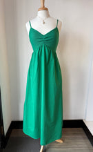 Load image into Gallery viewer, Stateside - Pixie Poplin Mixed Media Maxi Dress - Jade
