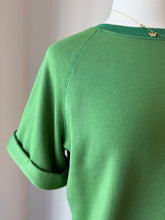 Load image into Gallery viewer, Stateside Softest Fleece Short Sleeve Raglan Pullover Top - Jade