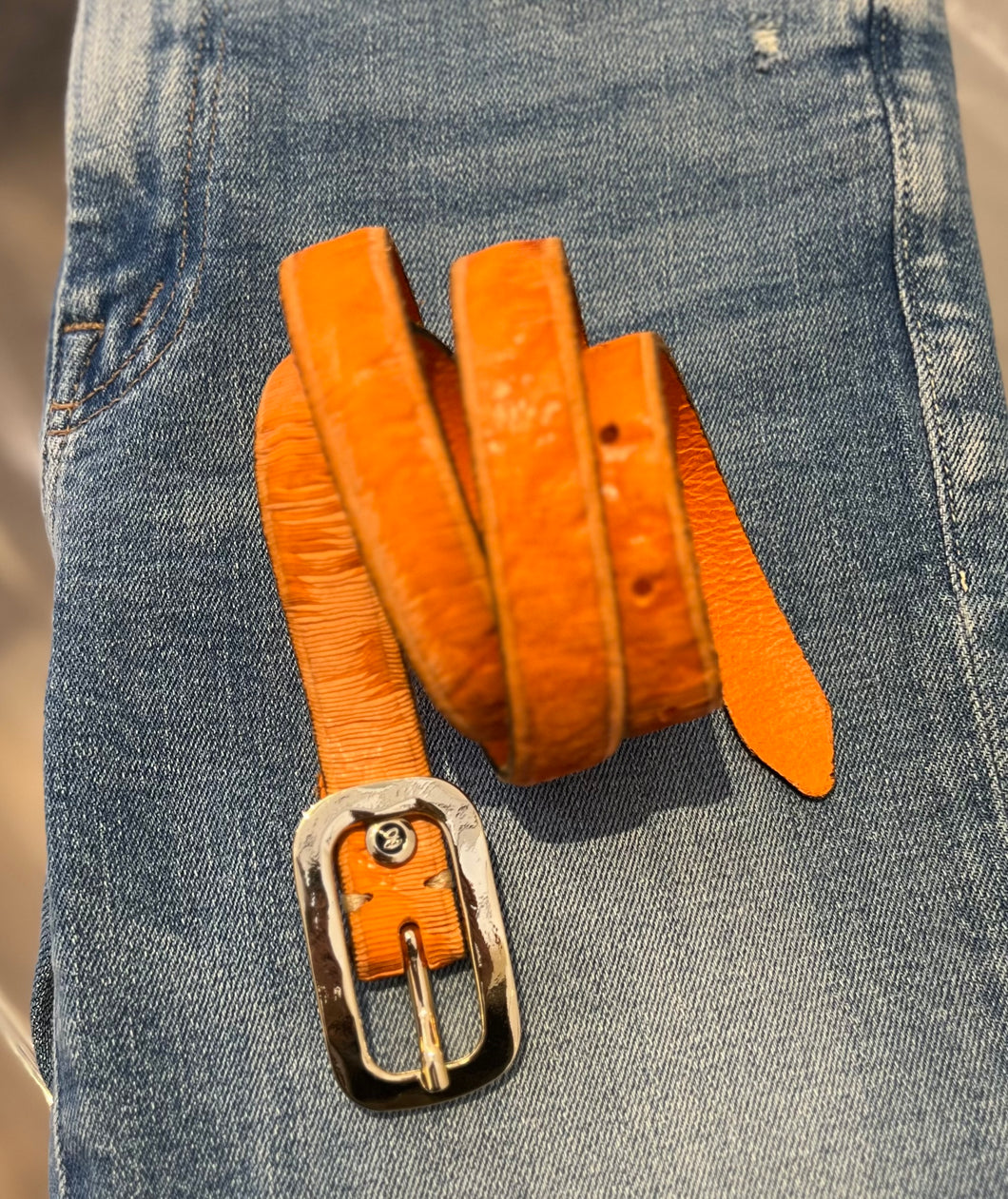 B. Belt - Janine Skinny - Bright Orange