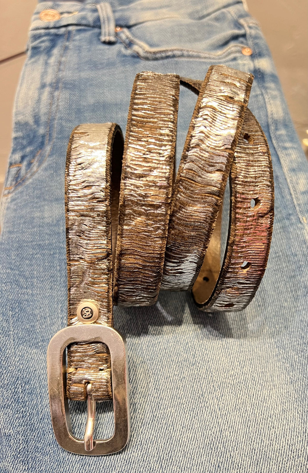 B. Belt - Janine Skinny - Silver